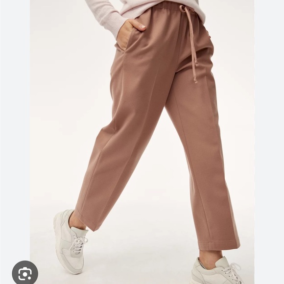 Aritzia The Group Babaton cozy blush pullon drawstring waist pant size L NWT! - Picture 3 of 10